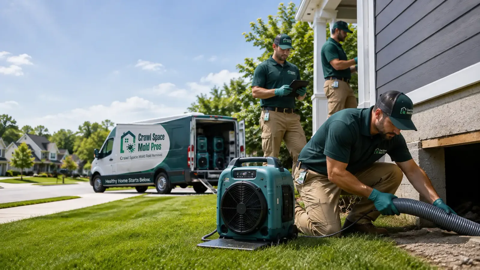 Crawl Space Mold Removal in Ponca, NE